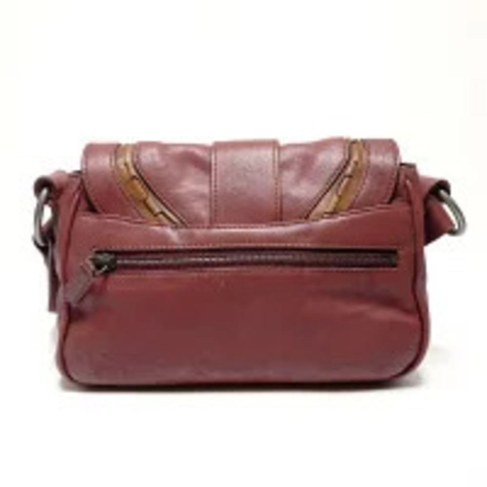 Christian Dior Gaucho Leather Shoulder Bag Red - Picture 3 of 13